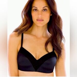 Soma Cooling Wireless Bra Black 34DD 0520 RN 79984 NEW